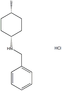 cis-N-Benzyl-4-methylcyclohexanamine hydrochloride 구조식 이미지