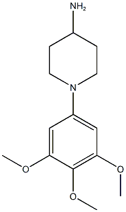 1-(3,4,5-trimethoxyphenyl)piperidin-4-amine Structure