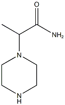 2-(piperazin-1-yl)propanamide Structure