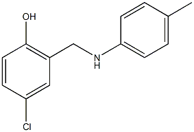 4-chloro-2-{[(4-methylphenyl)amino]methyl}phenol Structure