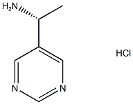 (1r)-1-(pyrimidin-5-yl)ethan-1-amine hcl 구조식 이미지
