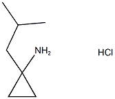 (1-isobutylcyclopropyl)amine hcl Structure