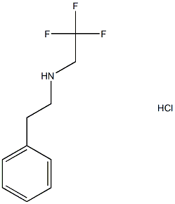 (2-phenylethyl)(2,2,2-trifluoroethyl)amine hydrochloride 구조식 이미지
