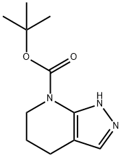 tert-Butyl 5,6-dihydro-1H-pyrazolo[3,4-b]pyridine-7(4H)-carboxylate Structure