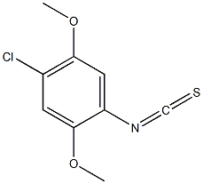 1-chloro-4-isothiocyanato-2,5-dimethoxybenzene 구조식 이미지