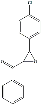 1-Phenyl-2,3-epoxy-3-(4-chlorophenyl)-1-propanone Structure