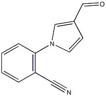 2-(3-formyl-1H-pyrrol-1-yl)benzenecarbonitrile 구조식 이미지