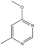 4-Methoxy-6-methylpyrimidine 구조식 이미지