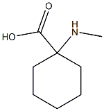 1-(methylamino)cyclohexane-1-carboxylic acid 구조식 이미지