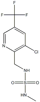 ({[3-chloro-5-(trifluoromethyl)pyridin-2-yl]methyl}sulfamoyl)(methyl)amine Structure