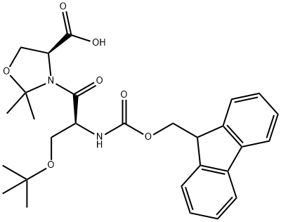 FMOC-SER(TBU)-SER(PSIME,MEPRO)-OH Structure