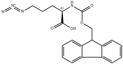 Fmoc-D-Orn(N3)-OH Structure