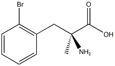 α-Me-Phe(2-Br)-OH·H<sub>2<sub>O 구조식 이미지