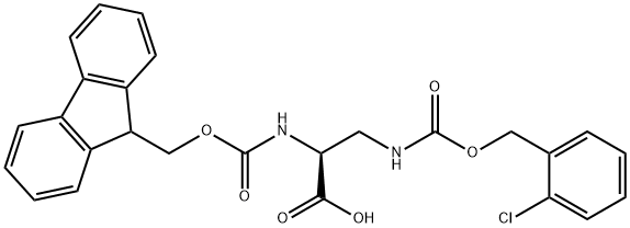 FMoc-Dap(Z-2-Cl)-OH Structure