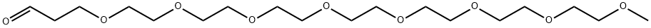 m-PEG8-aldehyde Structure