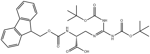 Fmoc-D-Alg(Boc)2-OH Structure