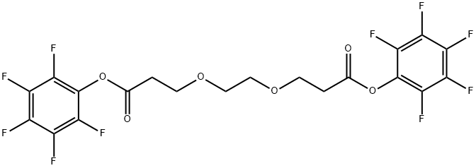 Bis-PEG2-PFP에스테르 구조식 이미지