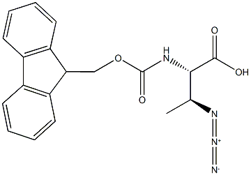 (2S,3S)-FMoc-Abu(3-N3)-OH 구조식 이미지