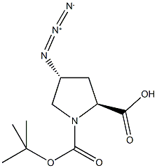 Boc-L-Pro(4-N3)-OH*DCHA (2S,4R) Structure
