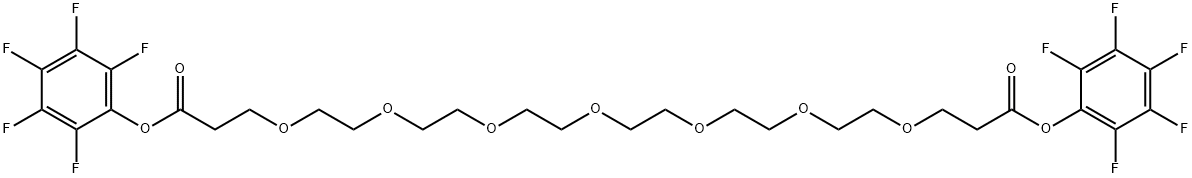 Bis-PEG7-PFP ester Structure