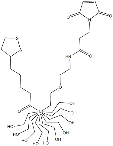 MAL-dPEG(R)11-Lipoamide 구조식 이미지