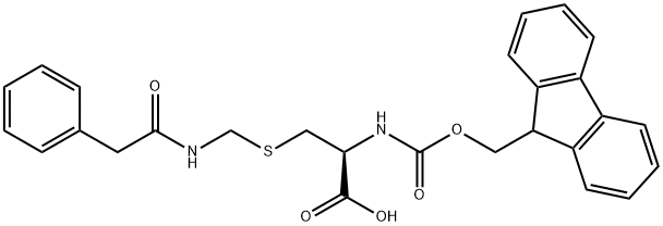 Fmoc-D-Cys(PhAcm)-OH 구조식 이미지