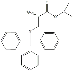 H-L-Cys(Trt)-OtBu*HCl Structure
