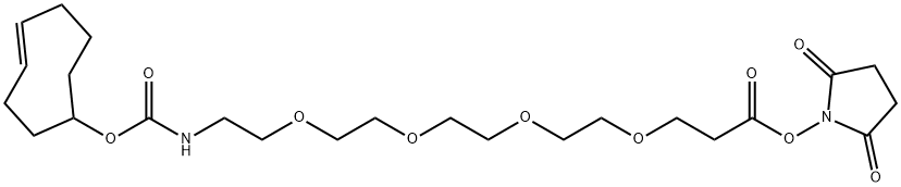 TCO-PEG4-NHS Ester Structure