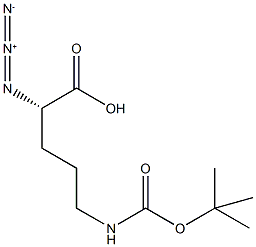 N3-L-Orn(Boc)-OH·CHA Structure