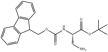 Fmoc-L-Dap-OtBu*HCl 구조식 이미지