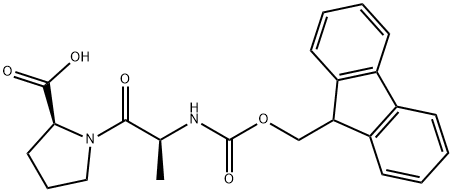 (9H-Fluoren-9-yl)MethOxy]Carbonyl Ala-Pro-OH Structure