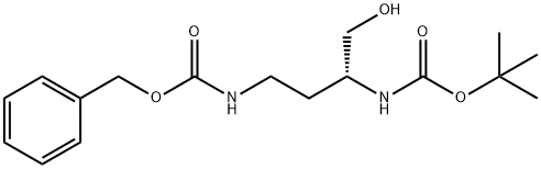 Boc-D-Dab(Z)(ol) Structure