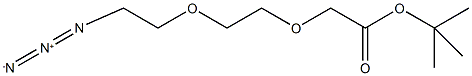 Azido-PEG2-CH2CO2tBu Structure