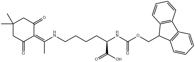 FMoc-D-Lys(Dde)-OH Structure