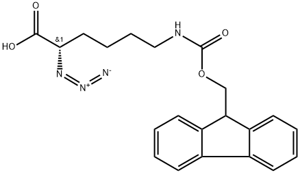 N3-L-Lys(Fmoc)-OH Structure