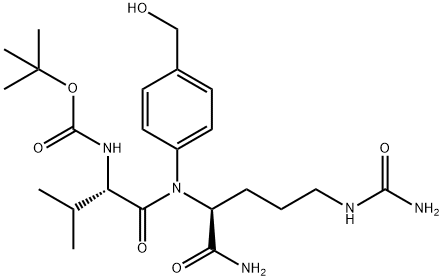 Boc-Val-Cit-PABA Structure