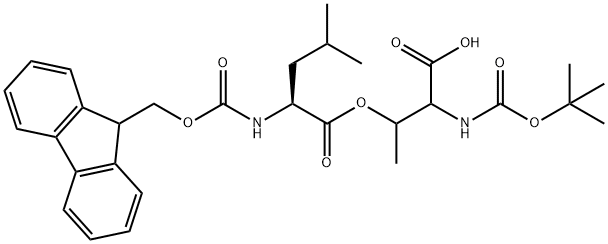 Boc-Thr(Leu-FMoc)-OH 구조식 이미지