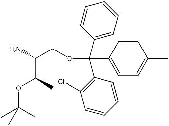 L-Thr(tBu)-ol-2-chlorotrityl resin (100-200 mesh, >0.5 mmol 구조식 이미지