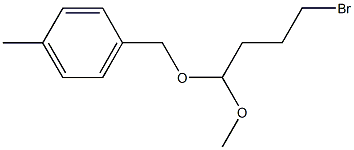 4-Bromo-1-methoxy-butoxymethyl polystyrene (1% DVB, 100-200 mesh) Structure