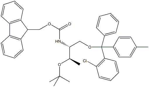 Fmoc-L-Thr(tBu)-ol-2-chlorotrityl resin (200-400 mesh, 0.4-0.8 mmol Structure