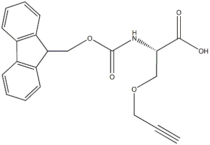 Fmoc-L-Ser(propargyl)-OH 구조식 이미지