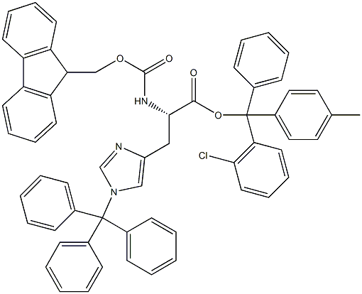 Fmoc-L-His(Trt)-2-chlorotrityl resin (100-200 mesh, > 0.5 mmol Structure