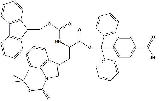 Fmoc-L-Trp(Boc)-Trt TG 구조식 이미지