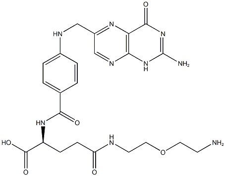 Folic Acid-PEG-NH2 구조식 이미지