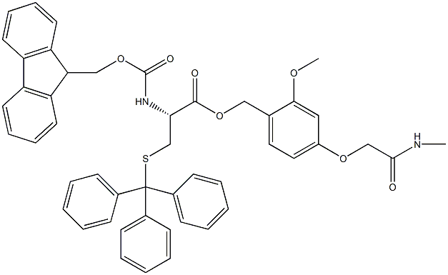 Fmoc-L-Cys(Trt)-AC TG Structure