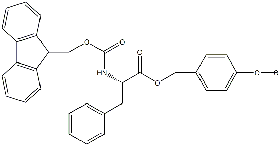 Fmoc-L-Phe-Wang TG 구조식 이미지