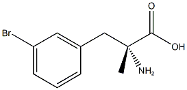 (R)-alpha-Methyl-3-bromophenylalanine (>98%, >98%ee) 구조식 이미지