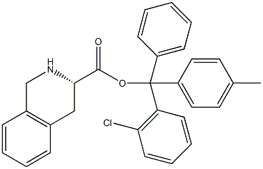 H-L-Tetrahyroisoquinoline-3-carboxylic acid-2-chlorotrityl resin (100-200 mesh, > 0.5 mmol Structure