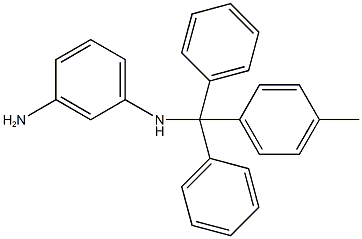 1,3-DIAMINOBENZENE-TRITYL RESIN Structure
