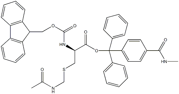Fmoc-D-Cys(Acm)-Trt TG Structure